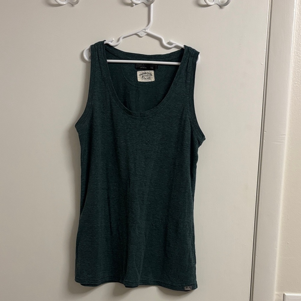 Prana Women’s Cozy Up Green Sleeveless Tank Top XS